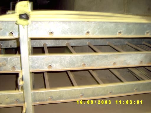 Tabouk spare cable tray 004, heavy-duty ladder type tray capable of carrying high linear loads.