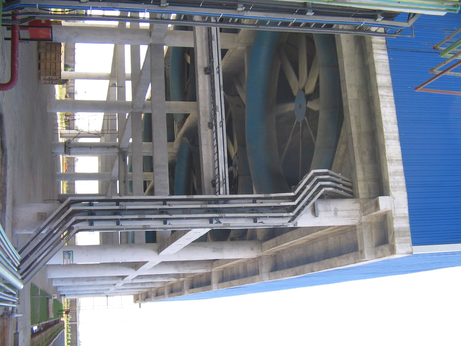 Planned layout of an underground cable trench system with accessible covers for maintenance and cable addition.