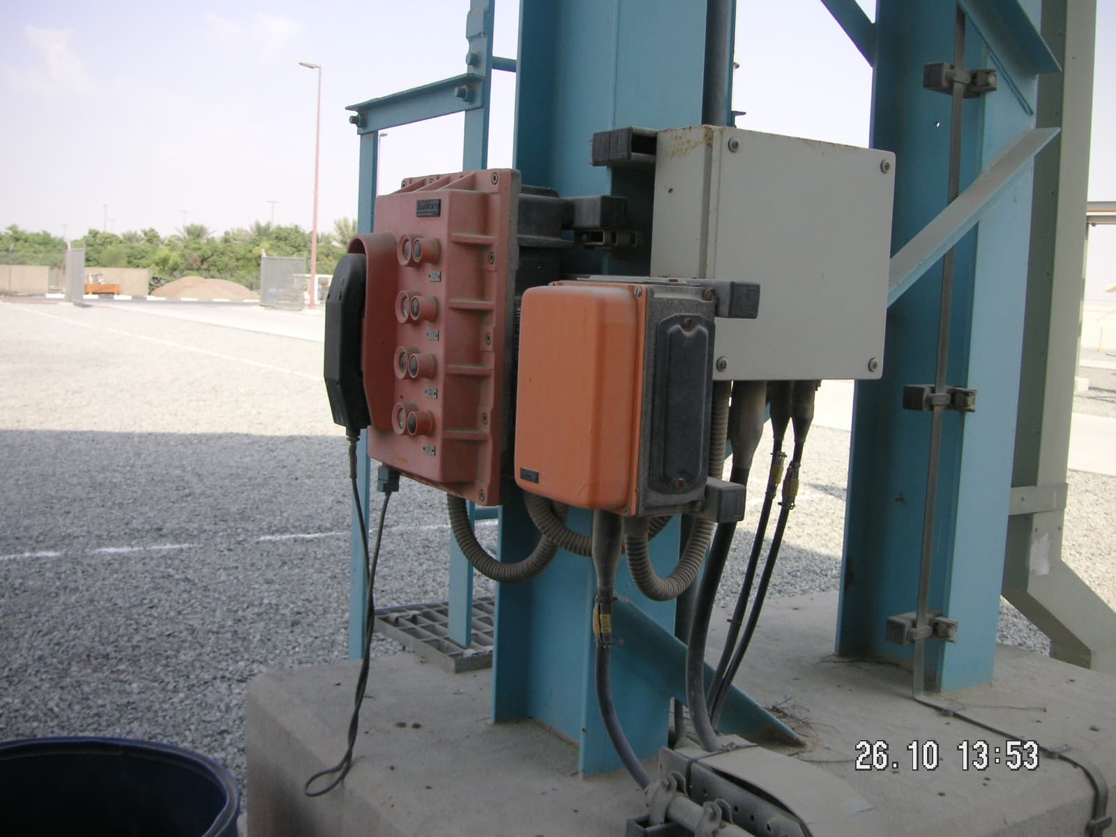 Critical substation battery backup system (UPS) ensuring control power availability during grid outages.